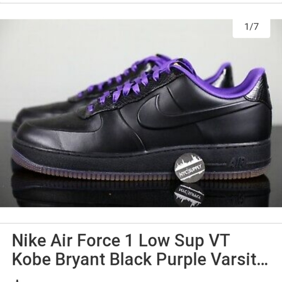 Kobe air Force 1 supreme low size 10.5